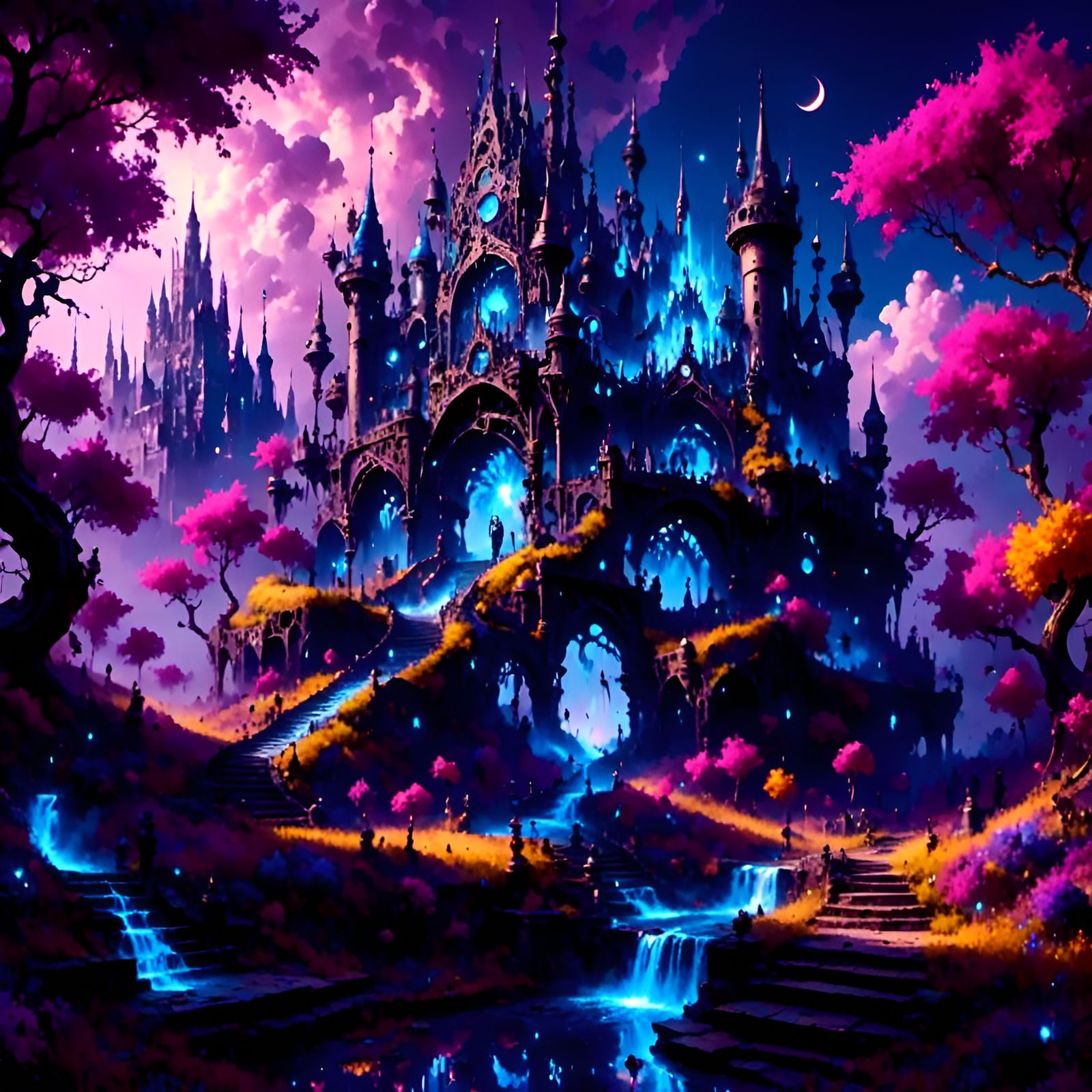 Purple Fantasy Dreamscape