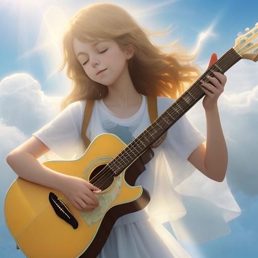 Empowered Guitar in Divine Sunshine