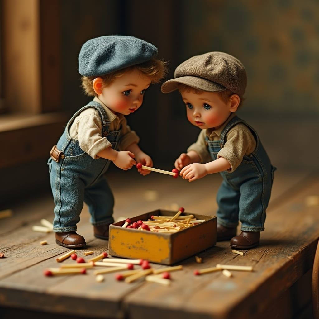 Miniature Movers Unboxing Match in Nostalgic Realism