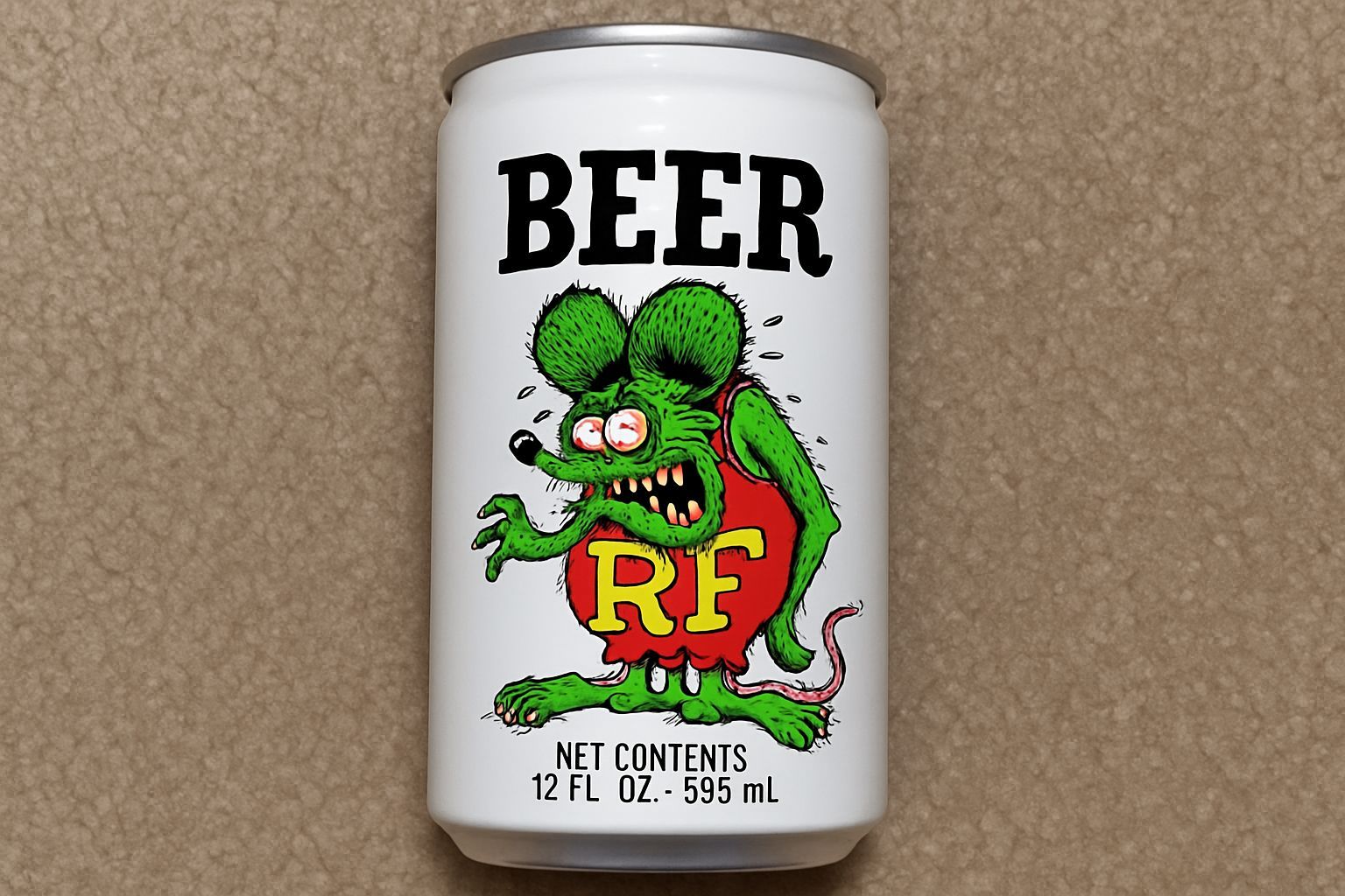 Grotesque Ratfink Monster Cartoon Illustration