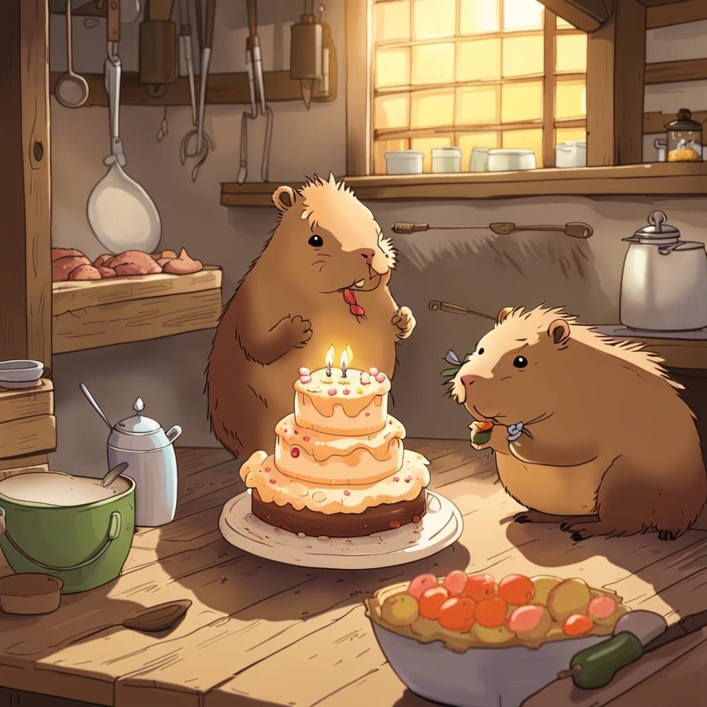 The capybara bakery
