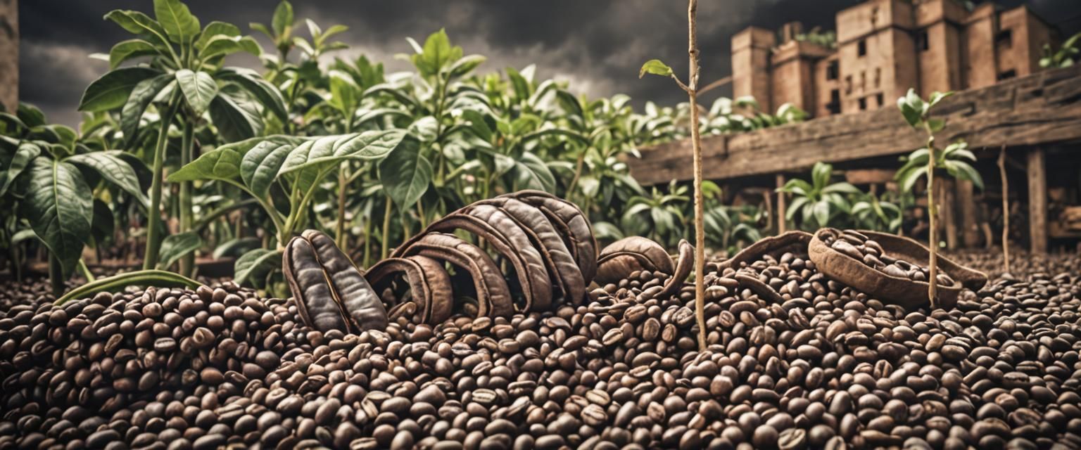 Hyperrealistic Arabica Beans with Intricate Detail