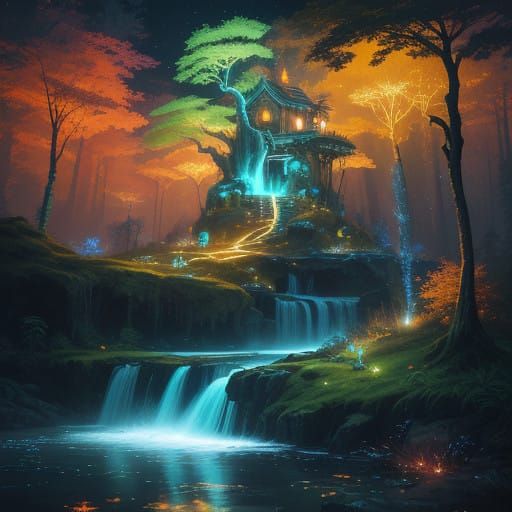 Fantastical Realm of Ancient Wonder