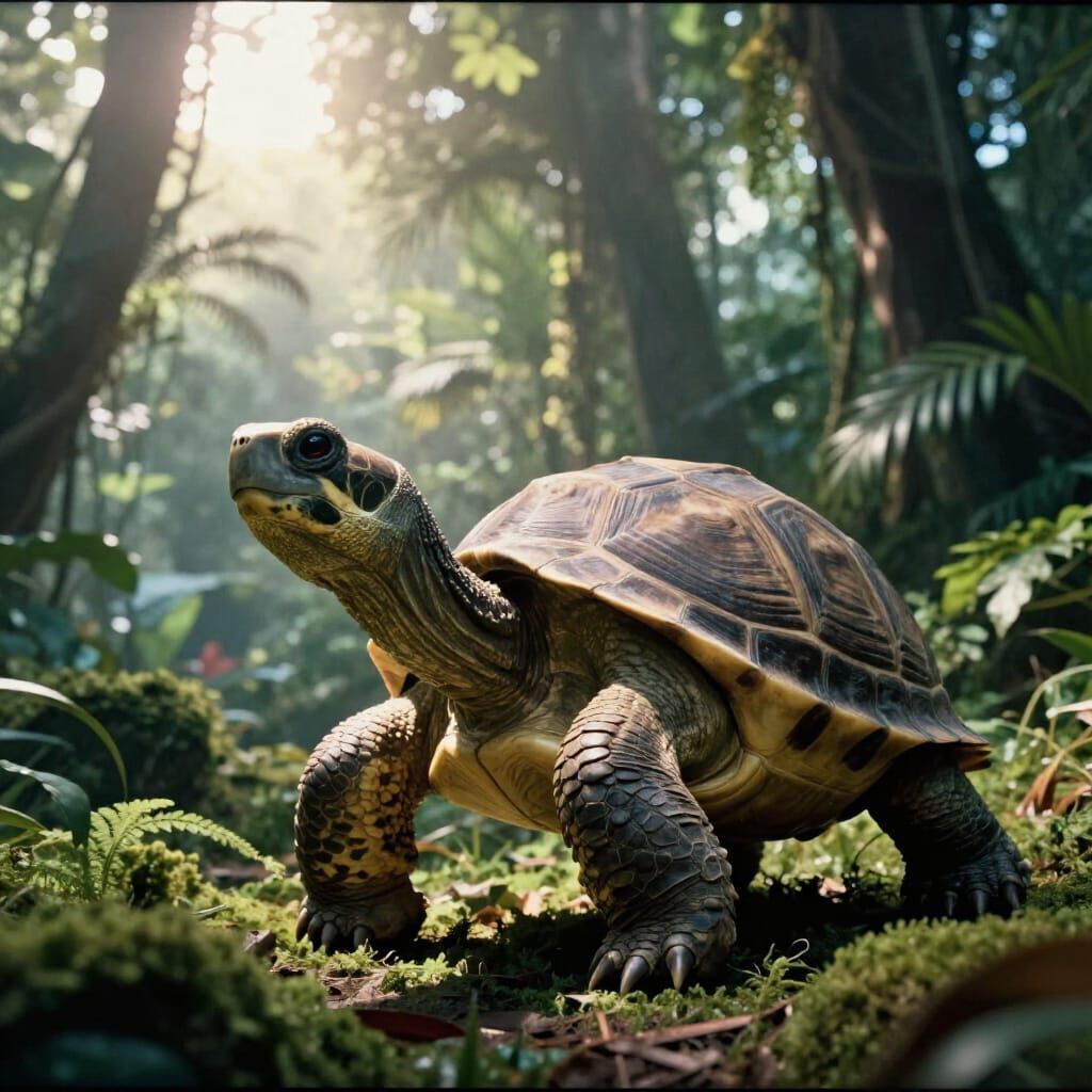 Gimkit Turtle Hybrid Creature in Sunny Jungle