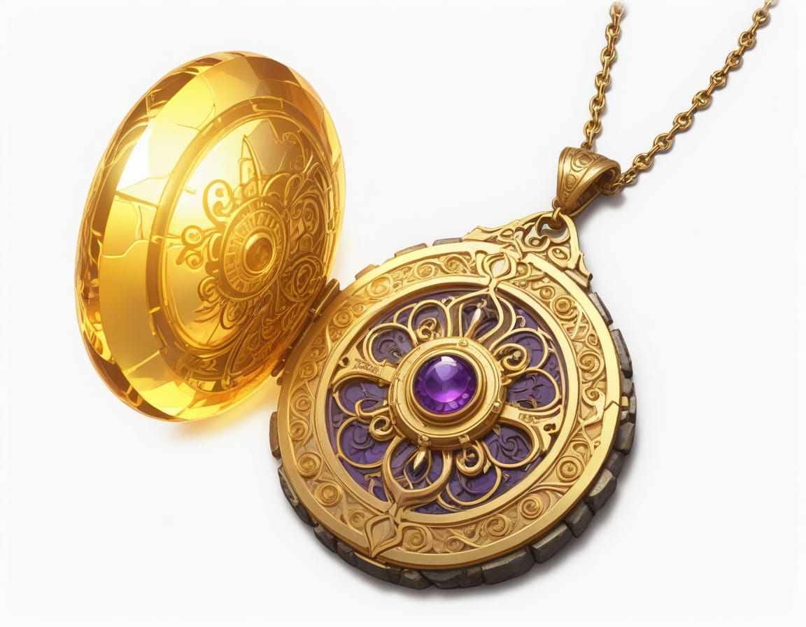 Mystical Amulet and Talisman on Ancient Stone