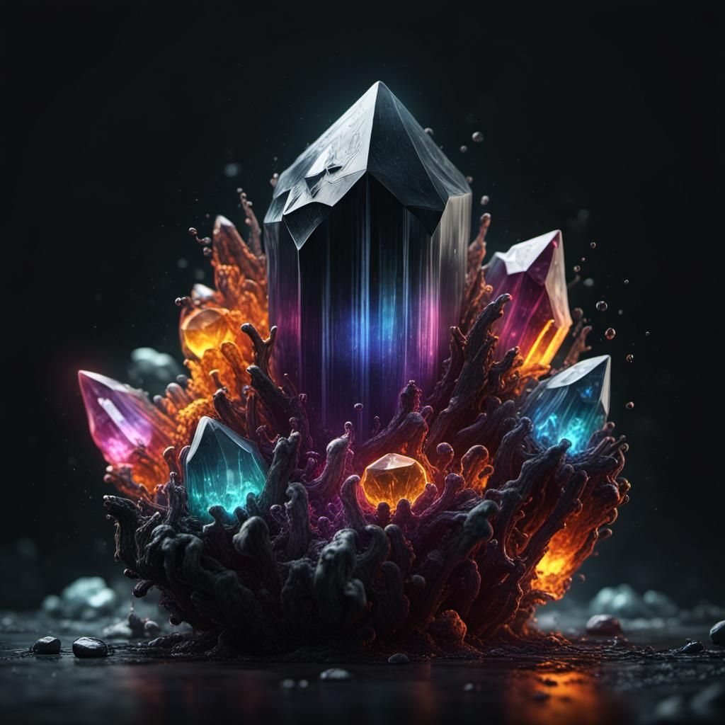 Poison Crystal: Detailed Matte Painting