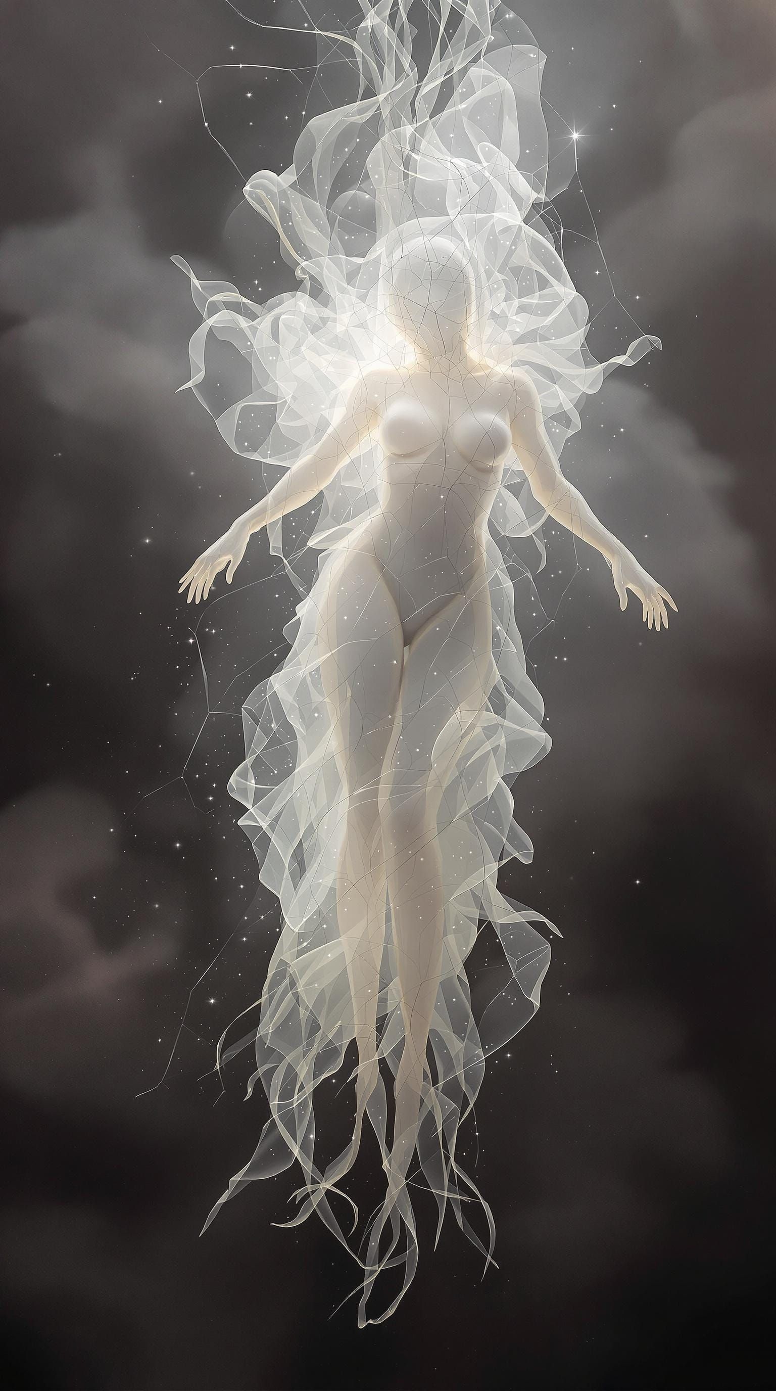 Ethereal Hantu Laut in a Dreamlike Reality