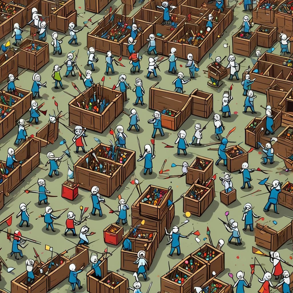 Ragdoll Archers in Cartoon Arena Battle