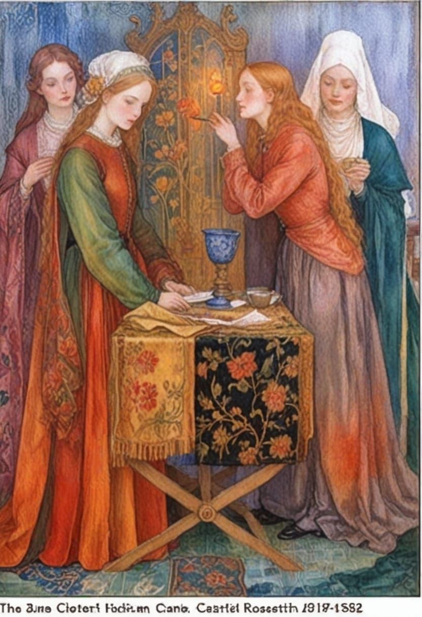 Whimsical Medieval Women in Soft Focus