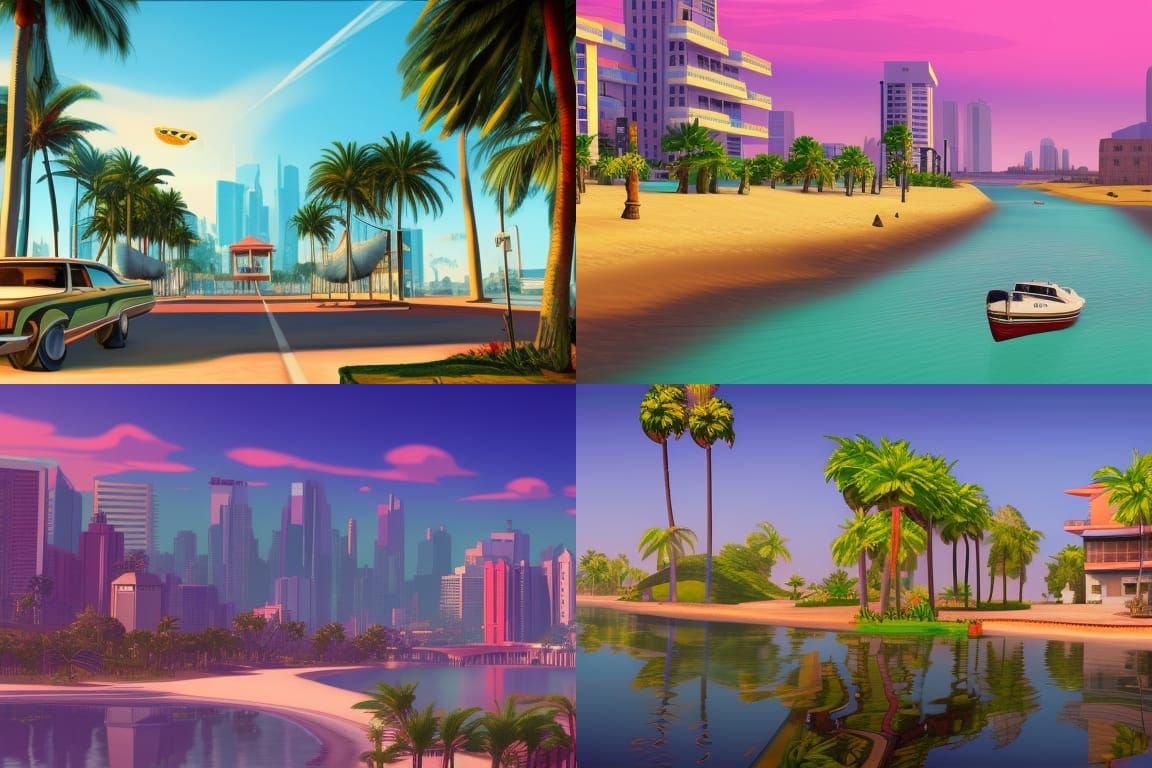 Grand theft auto Vice city.