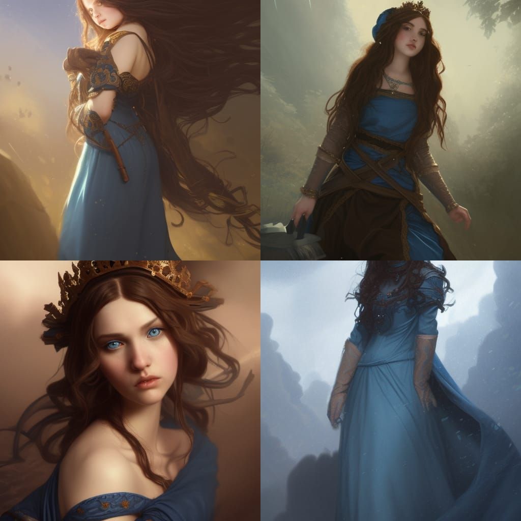 Medieval Queen: Dark Fantasy Concept Art