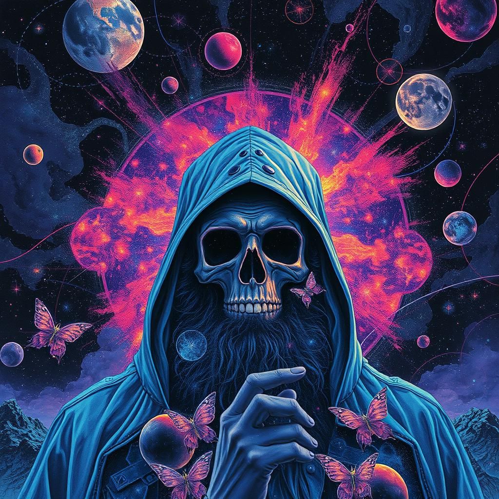 Black Sabbath Paranoid in Astral Cosmic Style