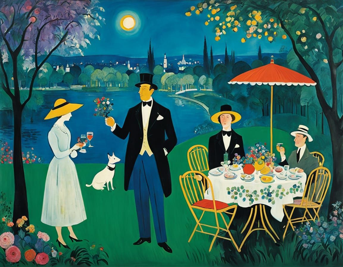 Whimsical Garden Party Inspired by Bemelmans and Chagall