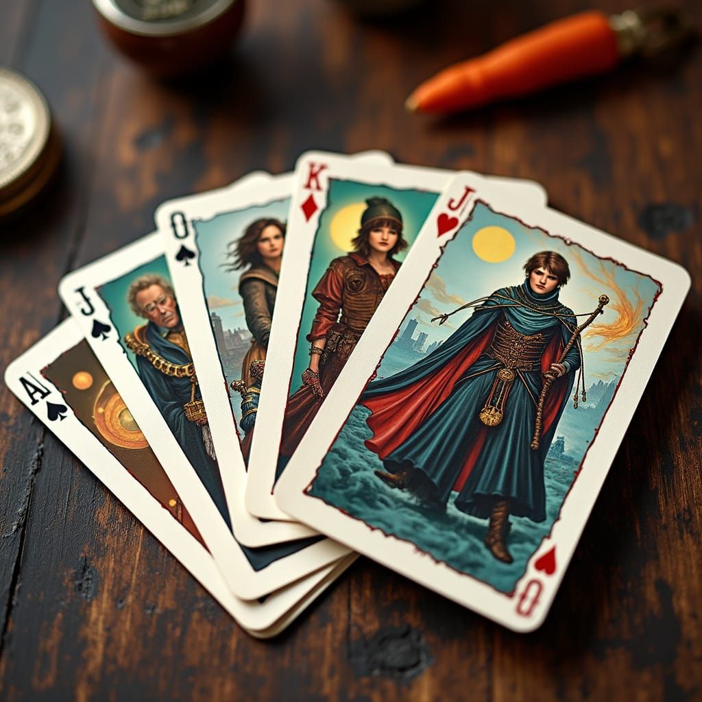 Dune Character Playing Cards in Vibrant Colors