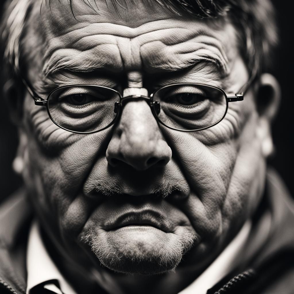 Peter Griffin and Lois Portrait in Realistic Style