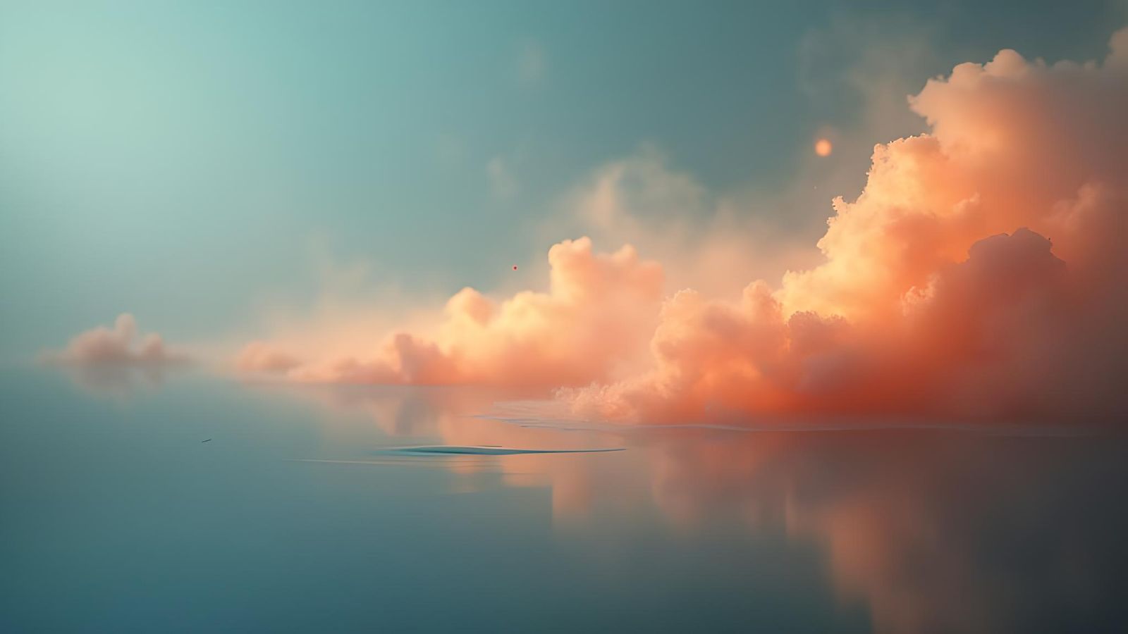 Ethereal Abstract Portrait in Volumetric Lighting