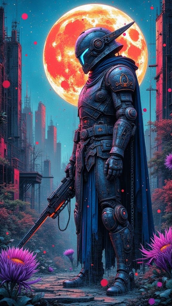 Mercenaries in moonlight