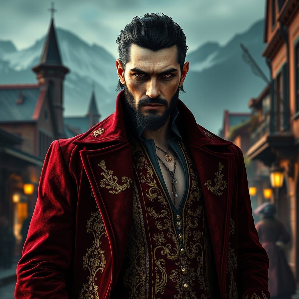 The Ruby King: A Vampire of Elegance and Mystery