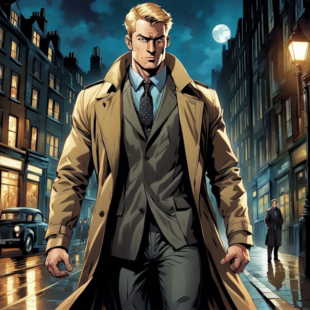 International Man of Mystery in London Streets