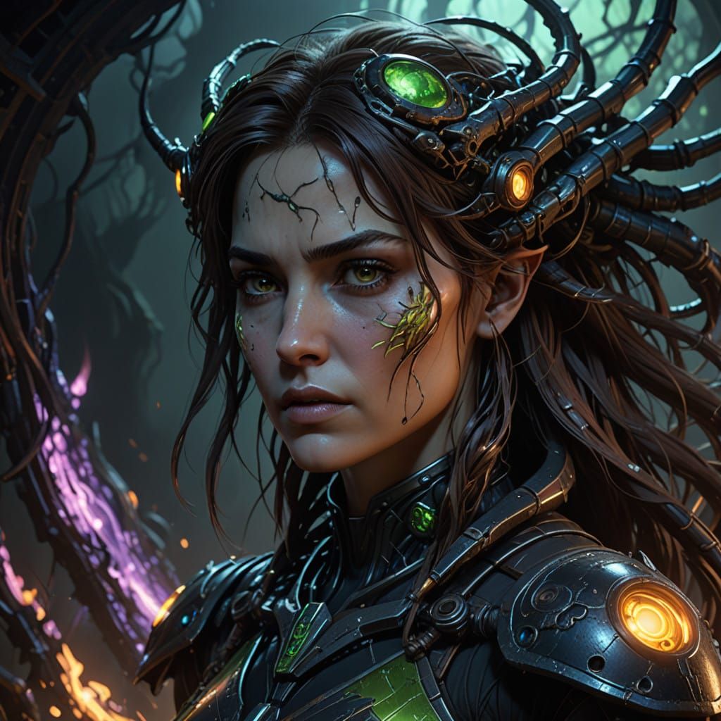 Winona Ryder as Dark Fantasy Zerg Queen