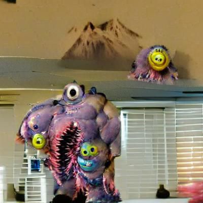 Menacing Abomination Lurking in the Shadows