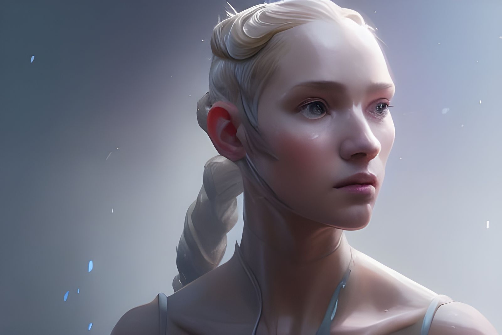 Andor Portrait in Art Nouveau Style