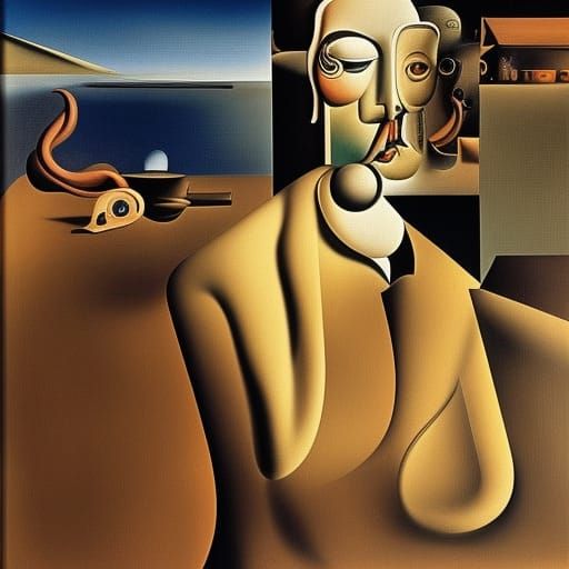 Surreal Melting Art Critic: Dadaist Photomontage