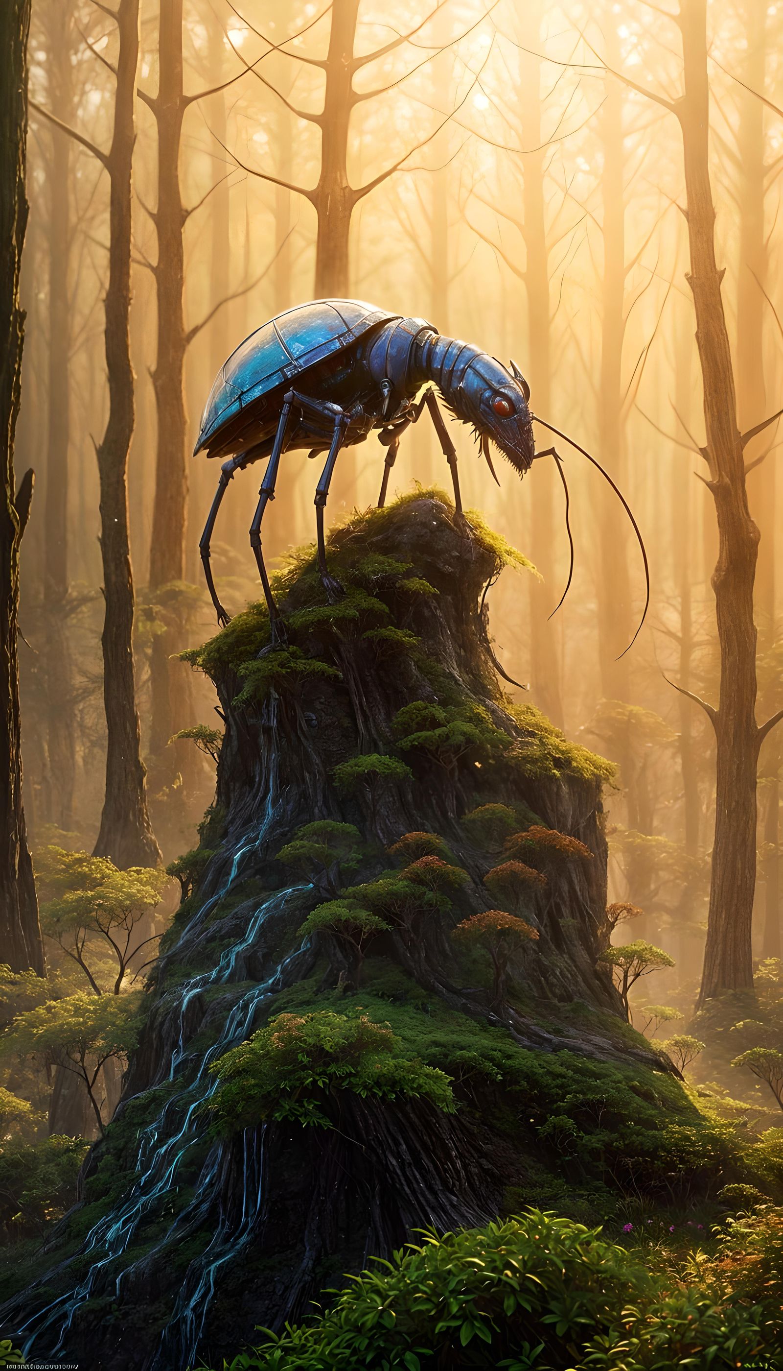 formiga, no topo de um formigueiro (Jonathan Alonso Marques)