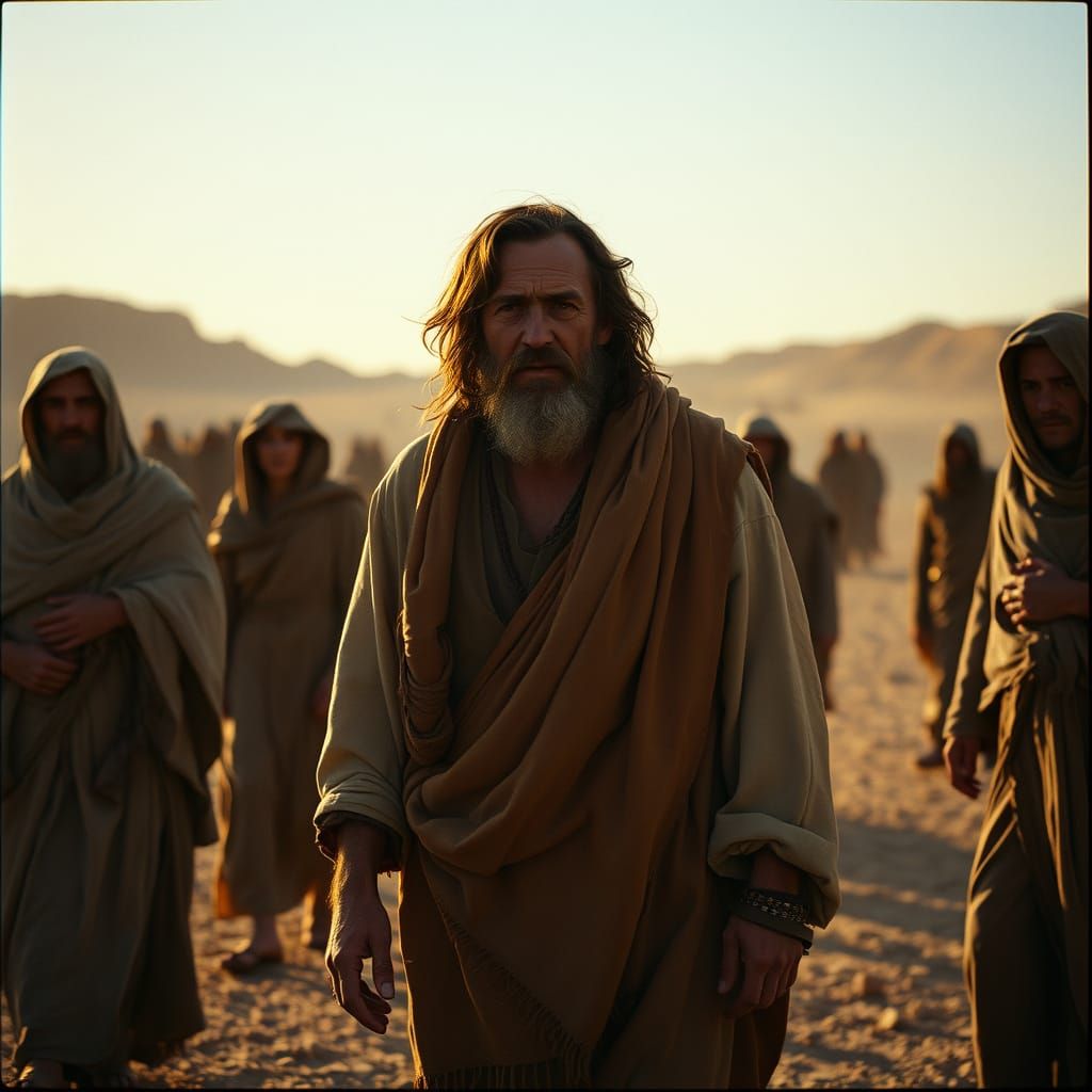 Desert Prophet in Cinematic Grandeur