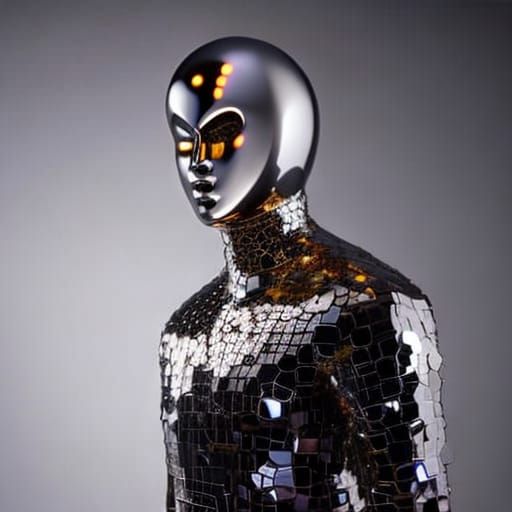 Mirrorball man