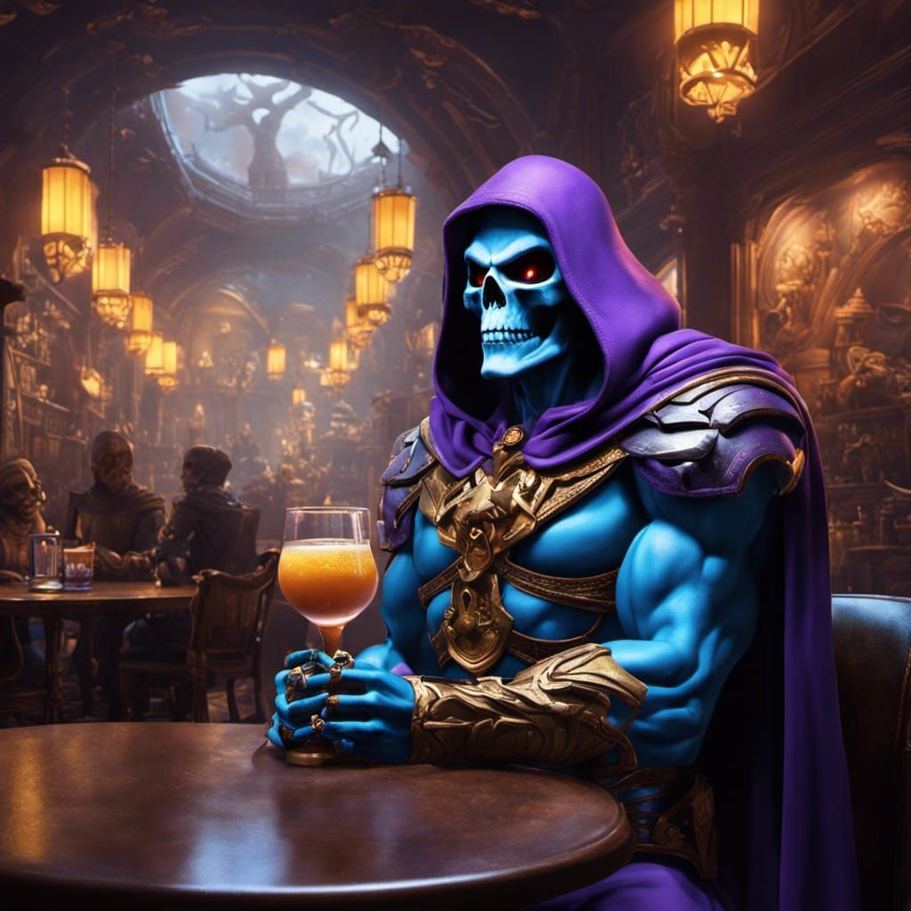 Skeletor in a Cafe: Masters of the Universe