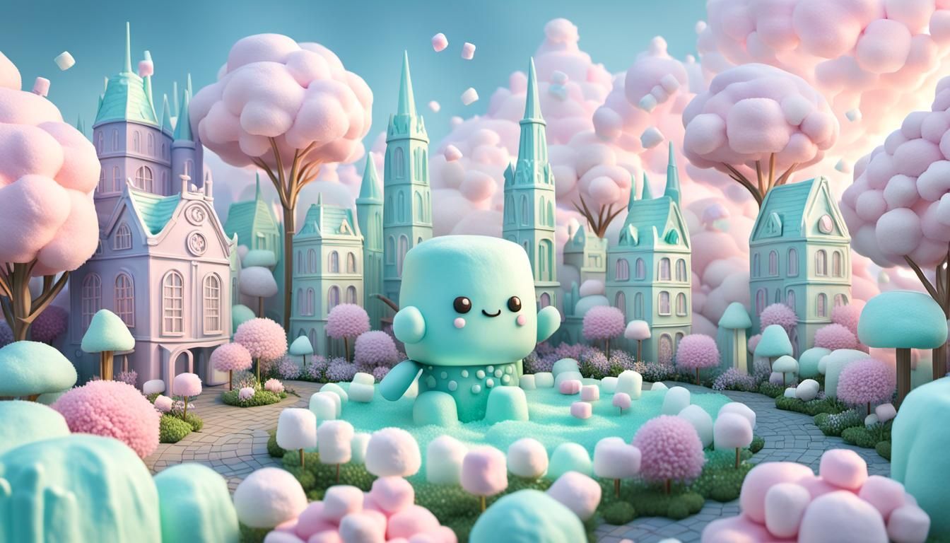 Marshmallow Dreams in Pastel Paradise
