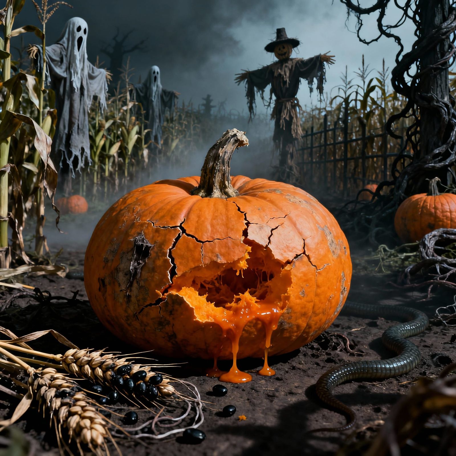Nightmare Harvest Festival with Haunted Corn Mazes and Ghost...
