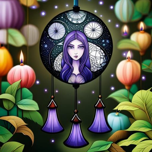 Gothic Storybook Forest in Tim Burton Style