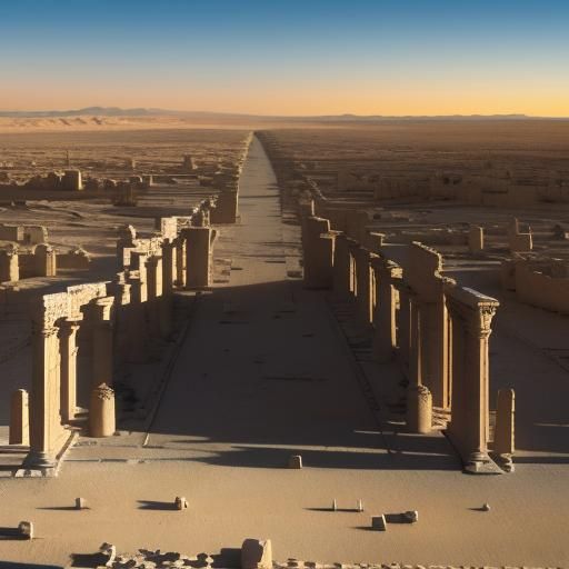 Palmyra, Syria: Ancient Architectural Ruins