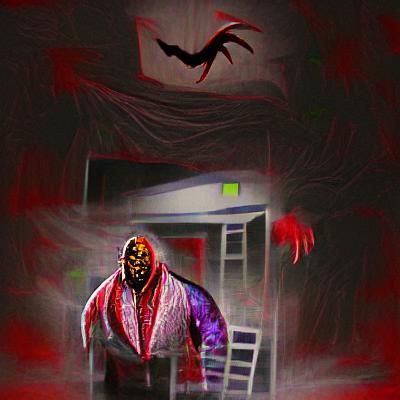 Eerie Boogeyman Shadow Figure Lurking