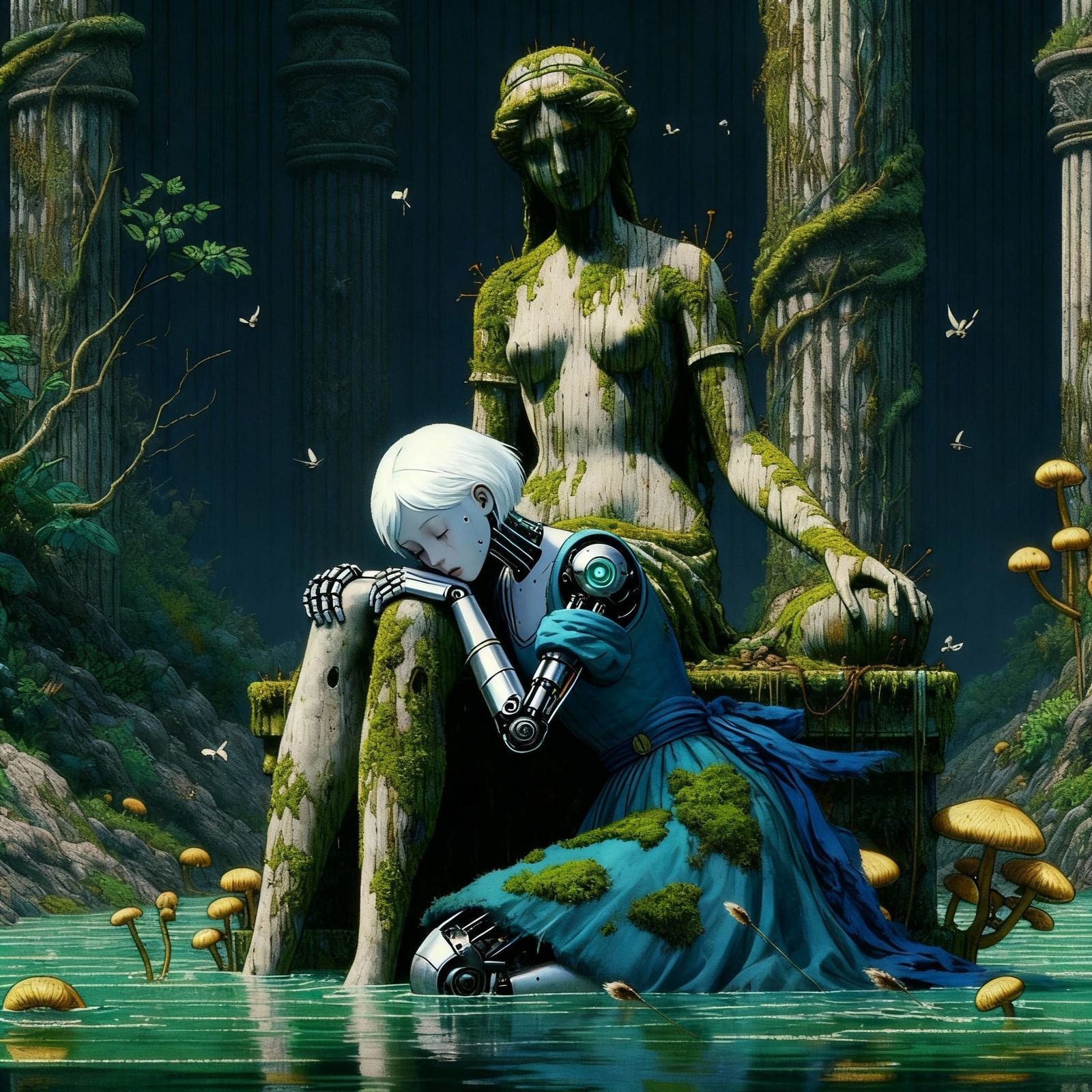 AI Art: Princess Swap in Digital Painting