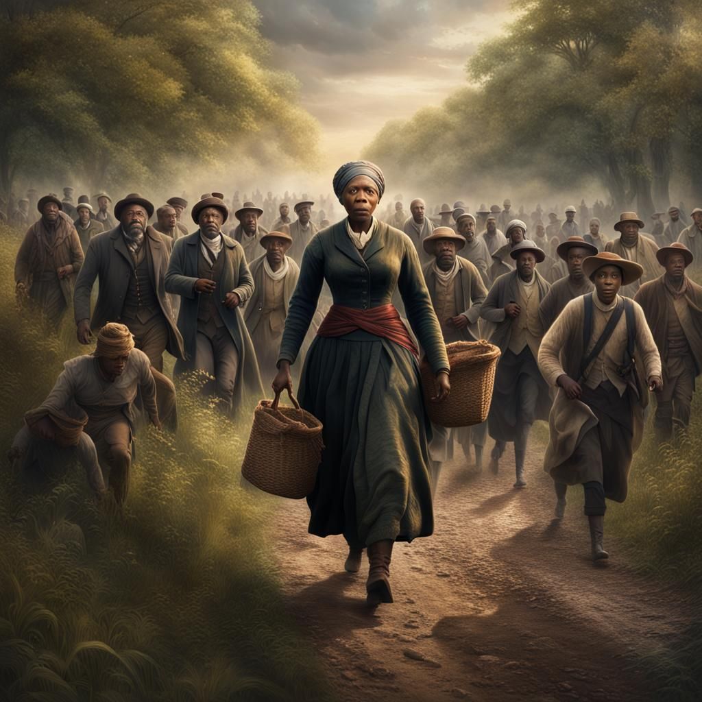 Harriet Tubman Leads to Freedom: Digital Matte Painting