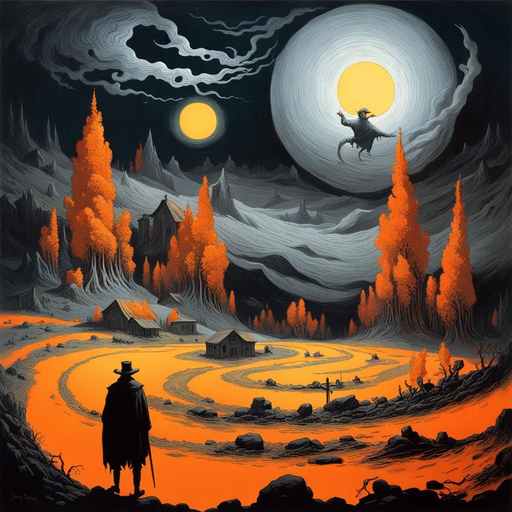 Horrific Tuesday in Dark Fantasy Style