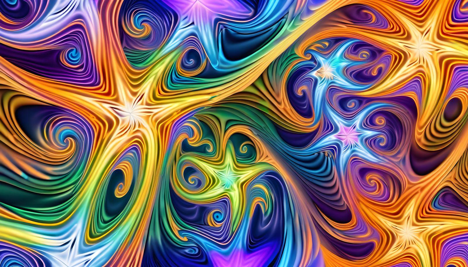 Iridescent Plasma Stars Emerge from Oil Paint Vortex