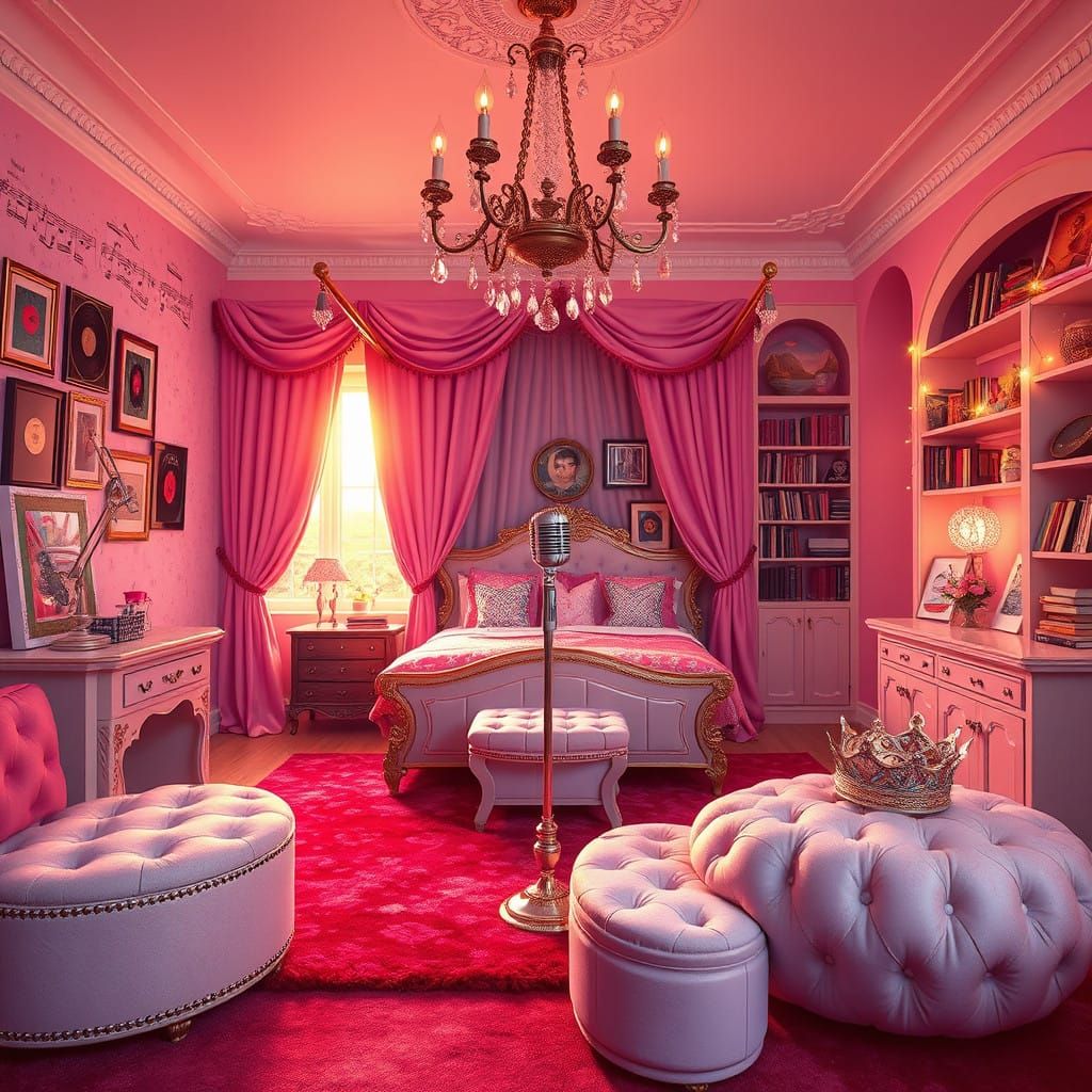 Bohemian Bedroom Oasis for a Young Performing Artist