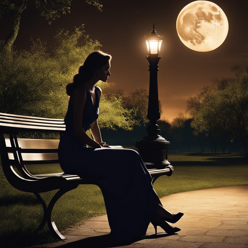 Moody Film Noir Scene with Elegant Lines and Chiaroscuro Lig...