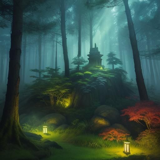 Wise Master Yoda in Manga Anime Style