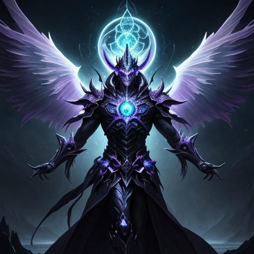 Cosmic Astral Overlord: Digital Art Fantasy Concept