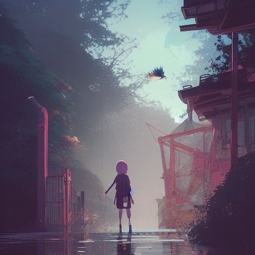 Anime Gateway to Possibilities in Ghibli Style