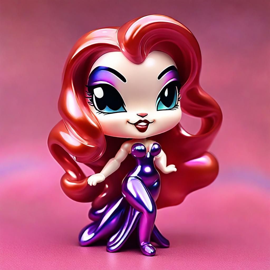 Chibi MAPPA style Jessica Rabbit