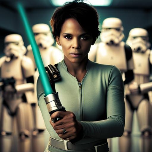 Jedi Knight Battles Stormtroopers: Hyperrealistic Cinematic ...