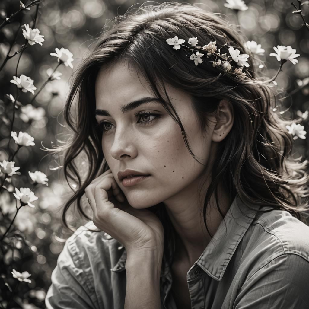 Woman Lost in Thought