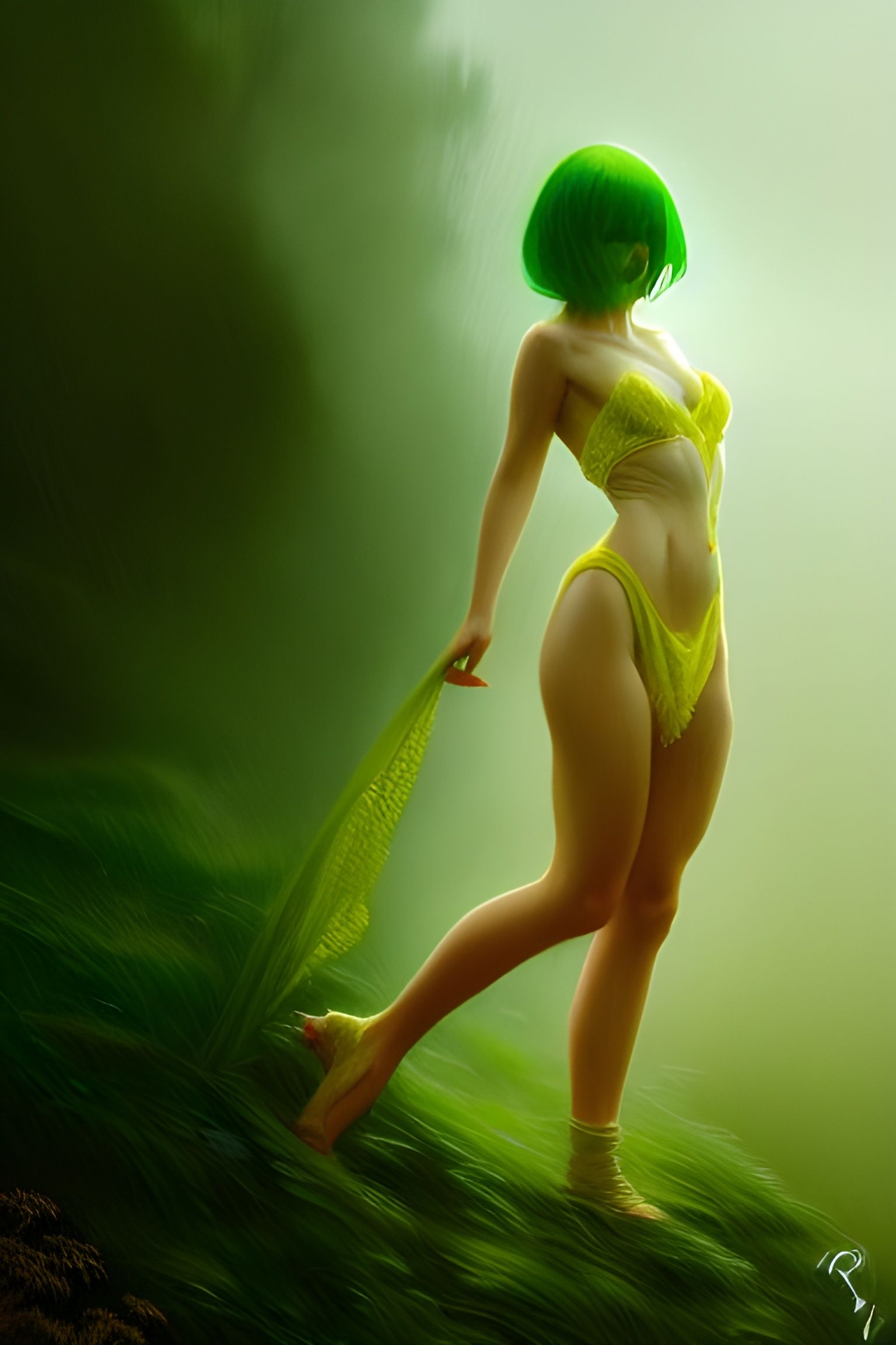 Hyperdetailed Scenic Image with Chemical Tears