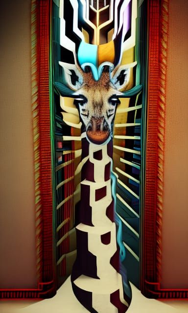 Dark Fantasy Spiral Staircase in Volumetric Lighting